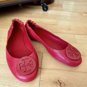 Tory Burch flats real leather